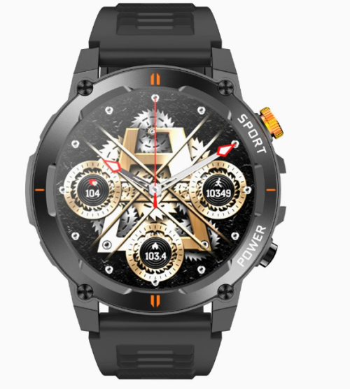 Smart watch outdoor sports, flashlight J300