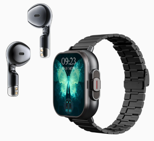Bluetooth Call 2-in-1 Bluetooth Headset Smart Watch Sports Fashion Couple Ladies Phone Watch